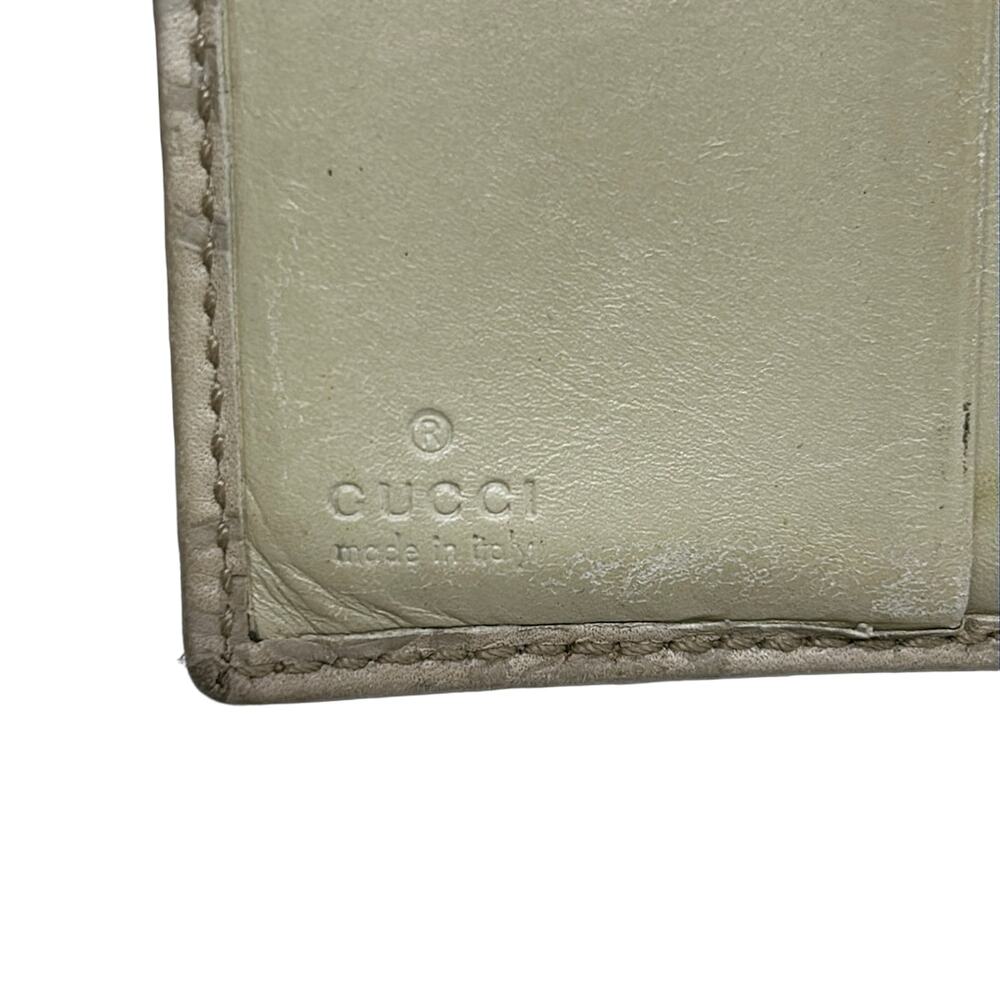 Gucci Metal bar, Striped Double-hook Wallet 112716 - Picture 5 of 7